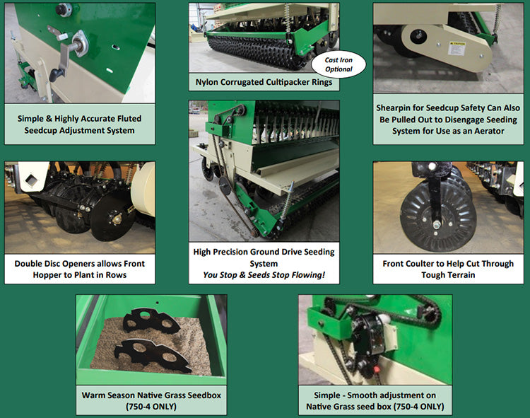 Farm-Maxx Greenscape Food Plotters | 750 Series | Working Width 74" & 84" | Horsepower 40-50 HP | For Tractors