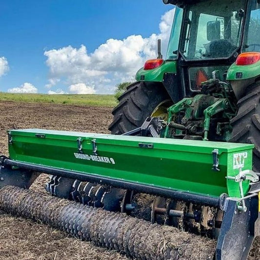 RTP Ground Breaker9 9’ Food Plot Planter | Model Ground Breaker 9 | Width 110” | 60 HP  | For Tractors
