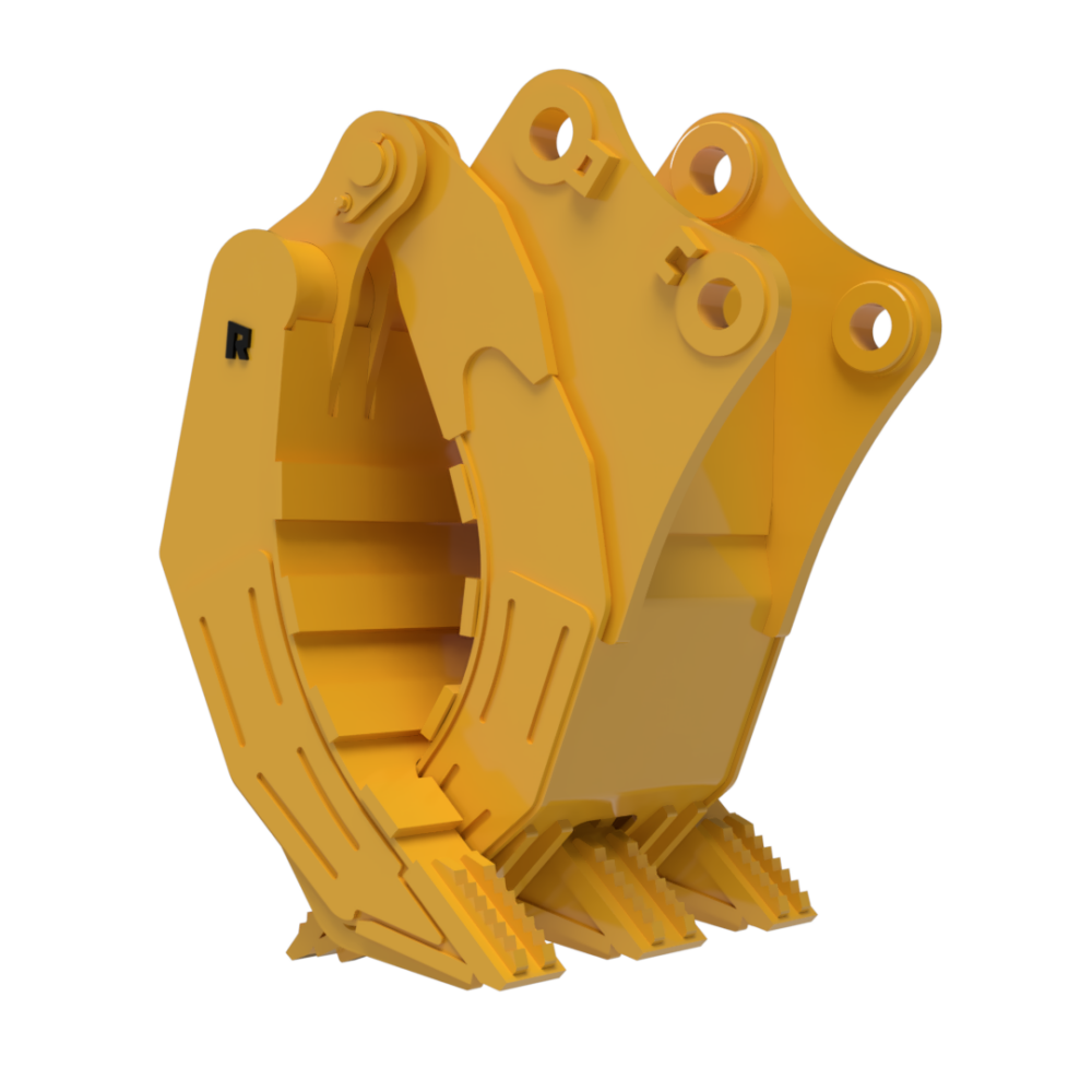 Rockland H23 Extreme Duty Grapple | Machine Operating Weight 52k To 200k | Height 72", 75", 83", 90" & 93" inches | For Excavators