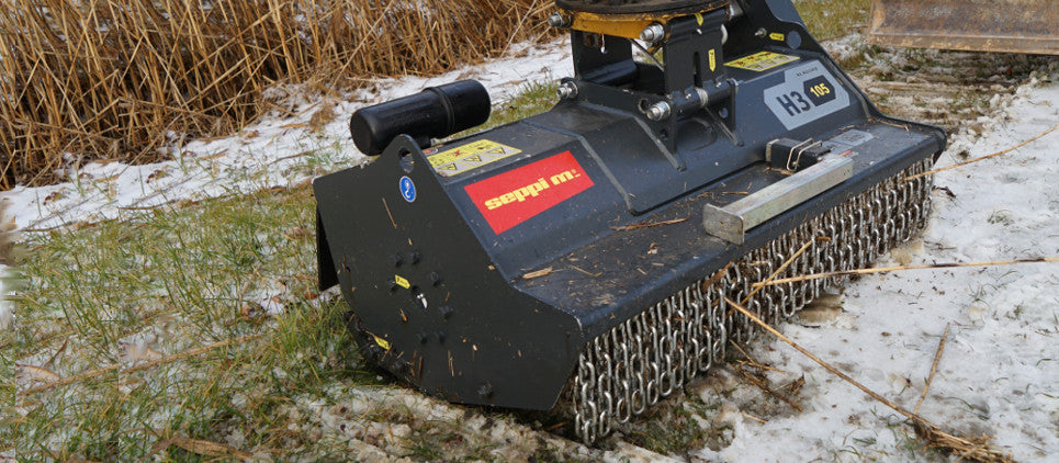Seppi | Flail Mulcher | Model H3 125 | Working Width 49" Inches | Machine Size 6 To 10 Ton | For Excavators