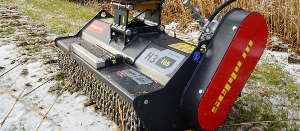 Seppi | Flail Mulcher | Model H3 125 | Working Width 49" Inches | Machine Size 6 To 10 Ton | For Excavators