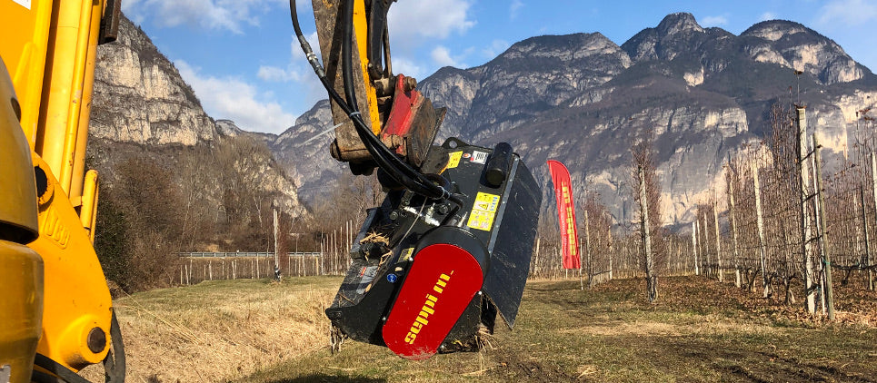 Seppi | Flail Mulcher | Model H3 125 | Working Width 49" Inches | Machine Size 6 To 10 Ton | For Excavators