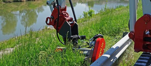 Seppi | Flail Mulcher | Model H3 125 | Working Width 49" Inches | Machine Size 6 To 10 Ton | For Excavators