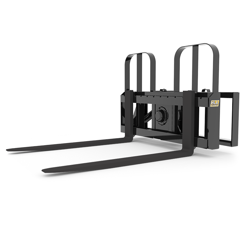 HLA Attachments Power Tilting Pallet Carriage Less Mount & Tines | Model 5500# & 7500# | For Loader