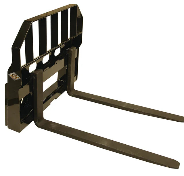 Top Dog Attachments Walk Through Pallet Forks | Width 50" | Weight 380 lbs | Load Capacity 4,400 lbs | For Skid Steer