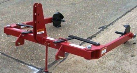 Worksaver | 3-Point Bale Unroller | Model HHU-2045 | Width 4' to 5' Bales | Hydraulic Flow: 3–5 GPM | For Skid Steers
