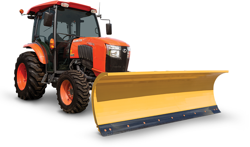 HLA Attachment Snow Blade Less Frame | Steel Edge | Model 3000 Series | 6'-10' Multiple Width | For Tractor