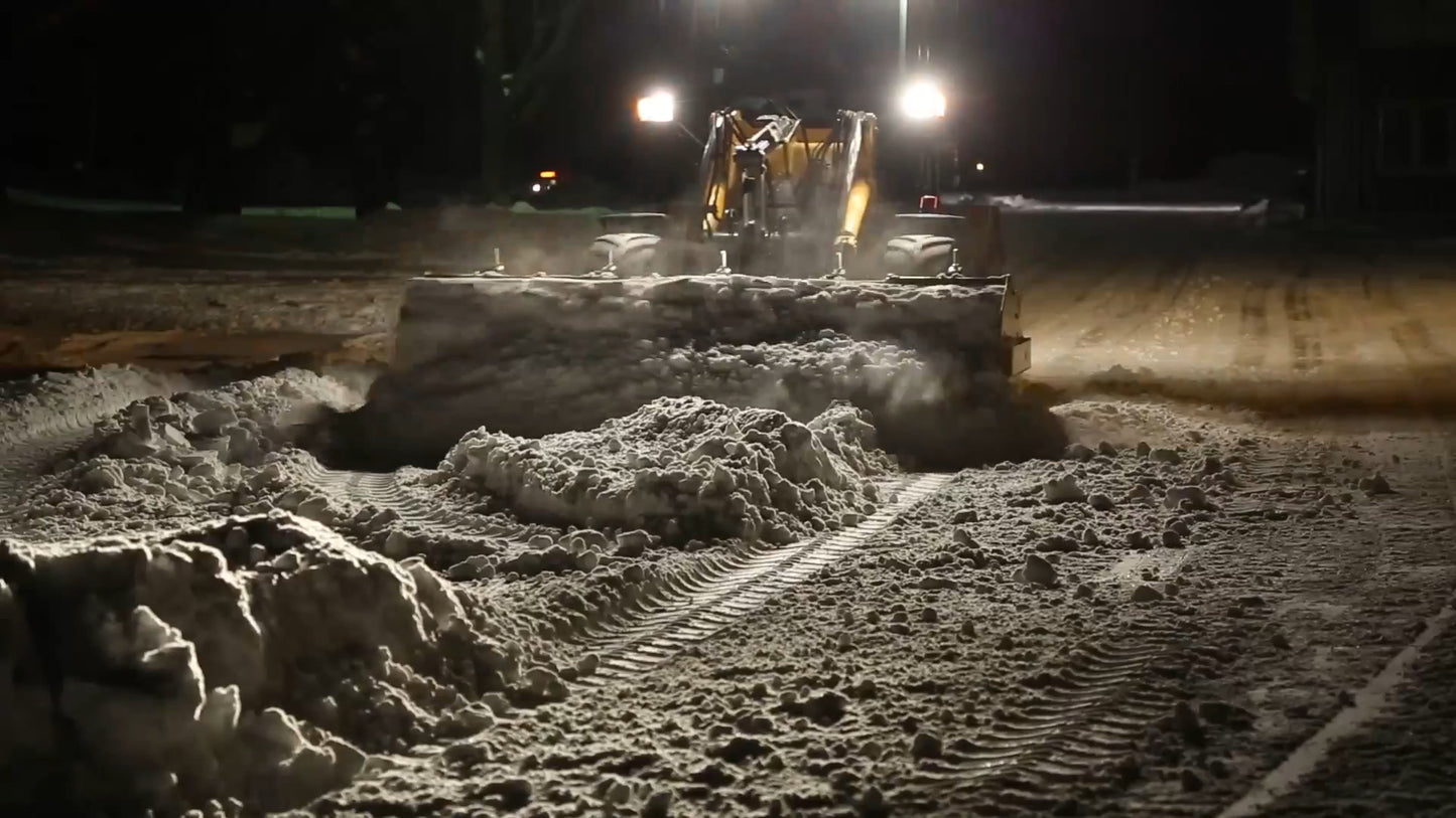 HLA Attachments | Snow Pusher Standard & Edge Flex | Models 5500 Series | Widths 12 To 18 Feet | Horsepower 90 To 200 HP | For Tractor