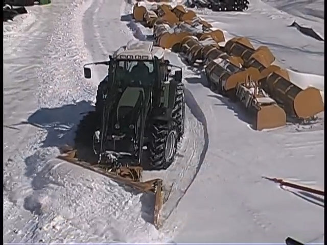 HLA Attachment Snow Wing Plow Less Frame | Model 4205 Series | 8'-14' Multiple Width | 80-150 HP | For Tractor
