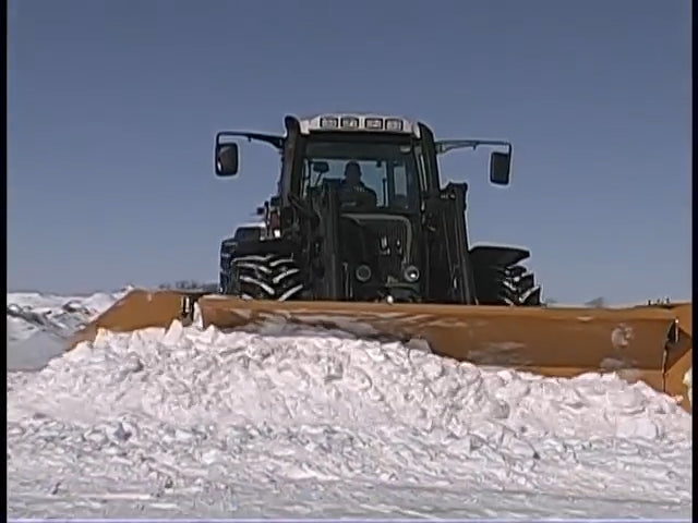 HLA Attachment Snow Wing Plow Less Frame | Model 4205 Series | 8'-14' Multiple Width | 80-150 HP | For Tractor