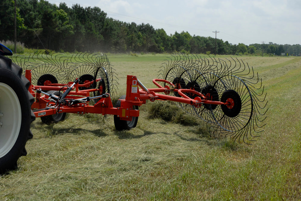 Befco | Rotary Rake | Model DR0-308 | 10′ Working Width | Heavy-Duty Hay Rake | Cat. 1 & 2 | Horsepower 20–50 HP | For Tractors