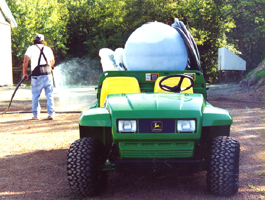 Turbo Turf Hydroseeder | Model HS-100 (Skid) | Capacity 100 Gallons | Engine Horsepower 4 HP | For Lawn Seeding & Repair