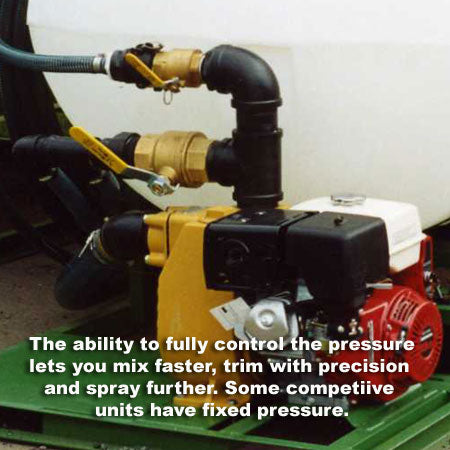 Turbo Turf Hydroseeder | Model HS-400-EH & HS-400-EH-P | Width 62" | Capacity 400 Gallon | Engine Horsepower 13 HP | For Landscapers, Golf Courses, and Construction Sites