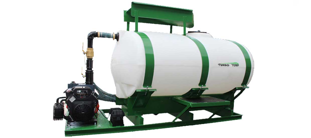 Turbo Turf Hydroseeder | HS-750 XPW & HS-750-XPW-P | Width 75" | Capacity 750 Gallons | Engine Horsepower 19 HP | For Residential & Commercial Scale Application