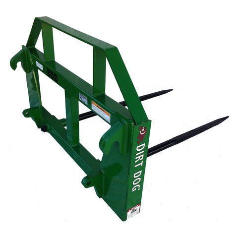 Dirt Dog Bale Spear | Model BSS & BSD | Height 21" & 30" inches | Hydraulic Flow Range 15-40 GPM | For Skid Steers