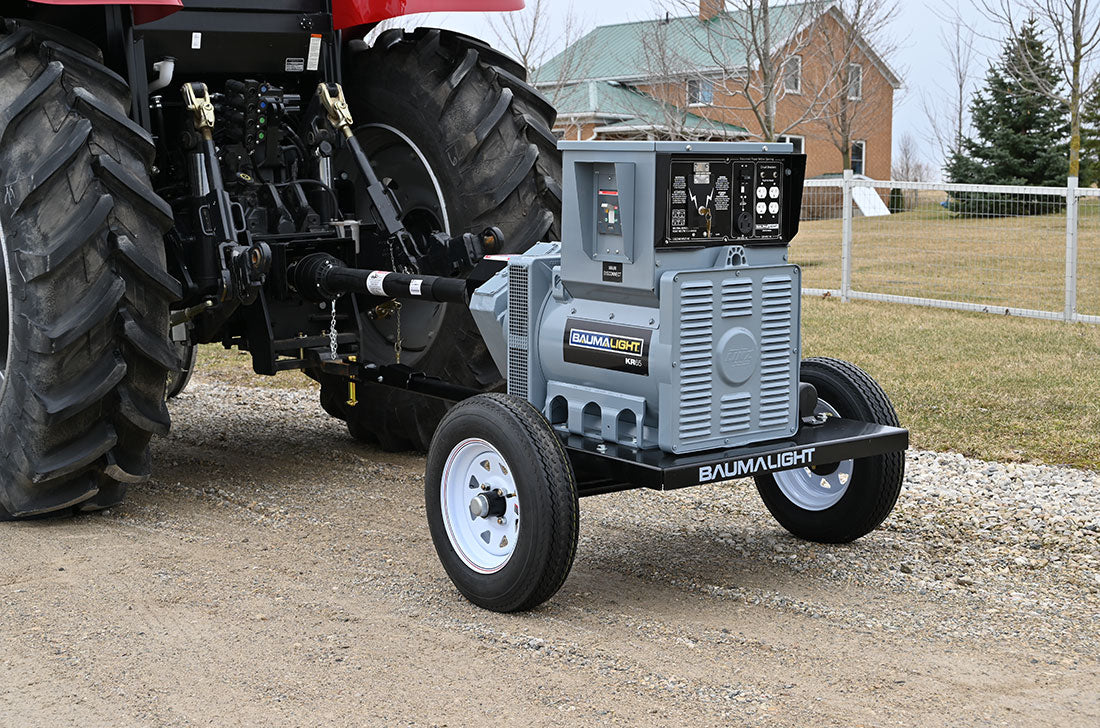 Baumalight PTO Generator 4 Pole | Model Q Series | Power Range 12 To 113 Kilowatt | Horsepower 21 To 153 HP | For Tractors