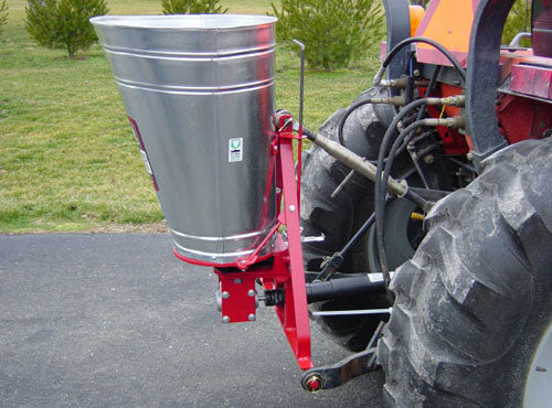 HERD Broadcast Seeder & Spreader | Model M-12 | Spread Width 40 ft | Hopper Capacity 2.8 Bushels | Horsepower 20–25 HP | For Tractors