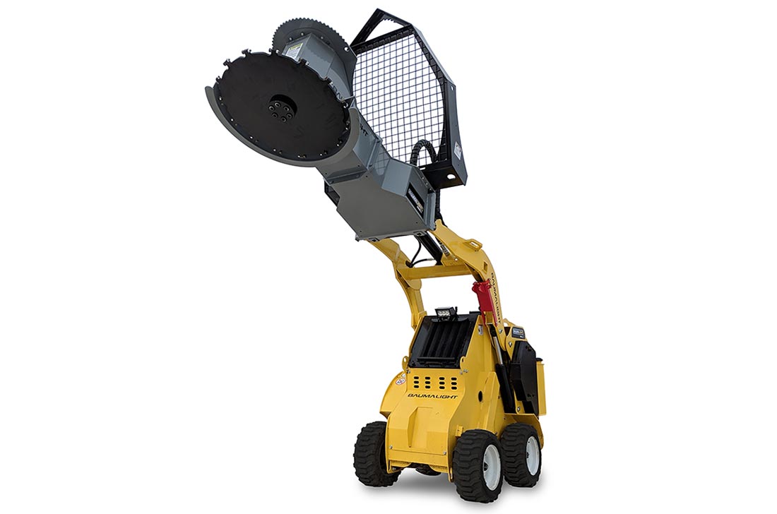 Baumalight Manual Rotation Tree Saw | Model DSM-230 & DSM-530 | Blade Diameter 30" | Hydraulic Flow Range 6 To 30 GPM | For Mini Skid Steers
