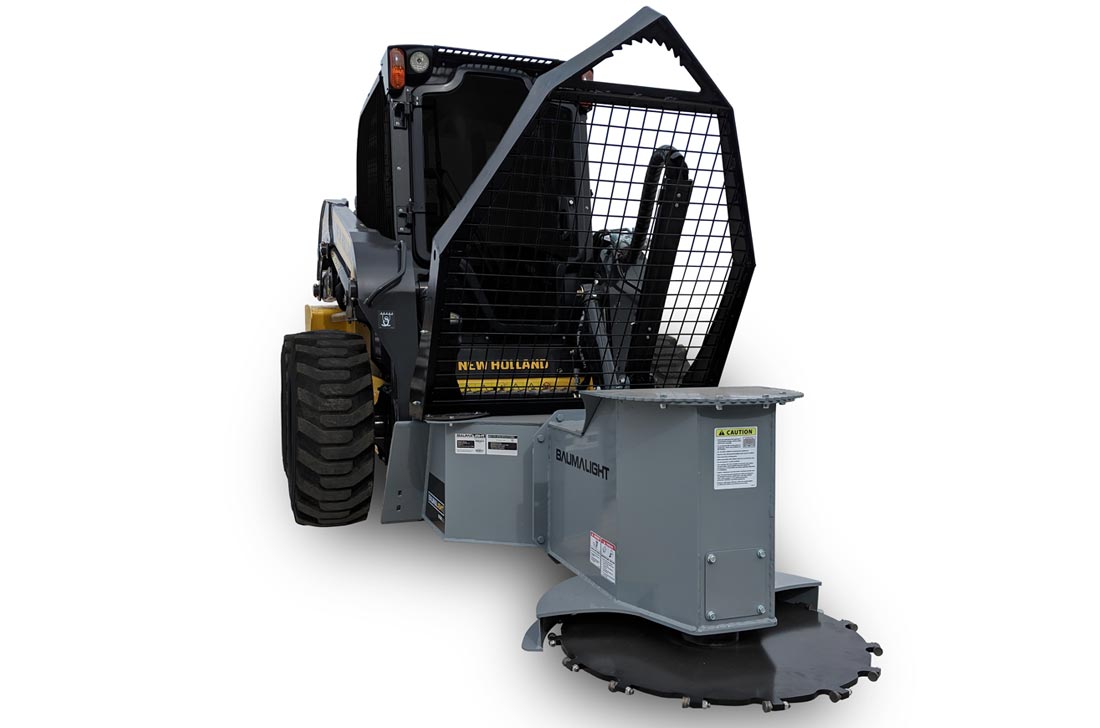 Baumalight Manual Rotation Tree Saw | Model DSM-230 & DSM-530 | Blade Diameter 30" | Hydraulic Flow Range 6 To 30 GPM | For Mini Skid Steers