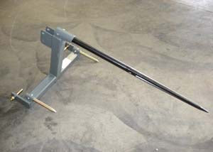 Worksaver | 3-Point Bale Spear | Model 830235 To 834100 | Lift Capacity 1,800–6,000 lbs | Horsepower 50 To 70 HP | For Tractors