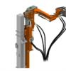 Rinieri Pruning Machine with Discs CRF-X Series | 16" Disc Diameter | 79-140" Cutting Width for Tractor