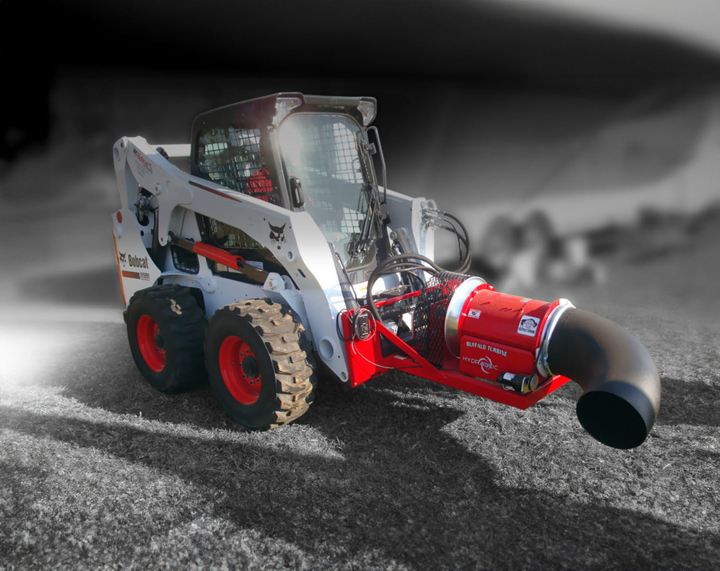 Buffalo Turbine Hydraulic Debris Blower | Models BT-HYSS3 & BT-HYSS3HS | Blower Output 12,000-14,500 CFM | Hydraulic Flow 40 GPM | For Skid Steers