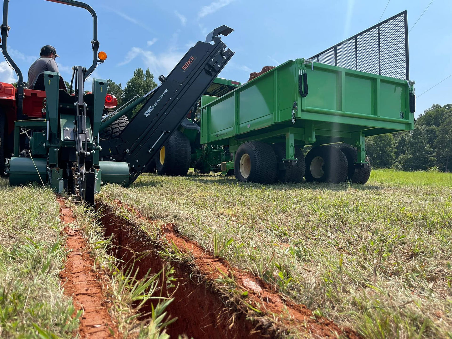 Trenchit Trencher With Hydraulic Depth Control | Model TCT PRO & Fairway | 40-100HP | For Tractor
