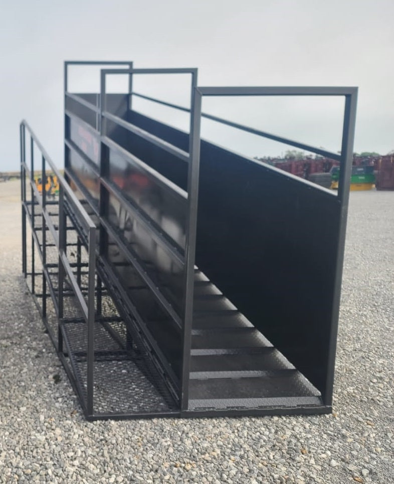 Industrias America Load Out Cattle Alley Chute | Model C-18 | Overall Width 64" | Overall Length 18' | For Livestock Handling