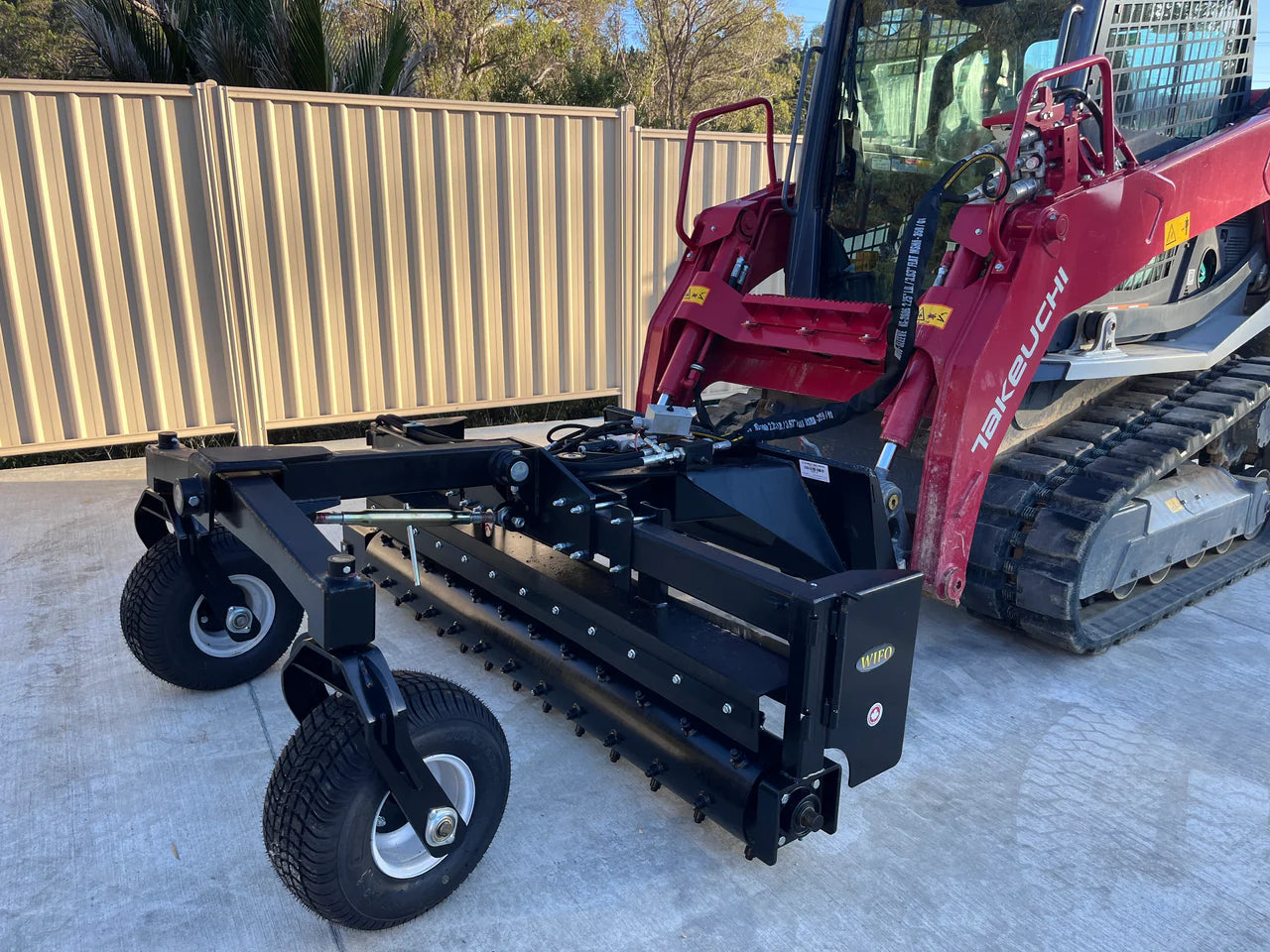 Wifo Equipment Harley Rake Power Rake | Model RA Series | Working Width 60"-84" | For Skid Steer