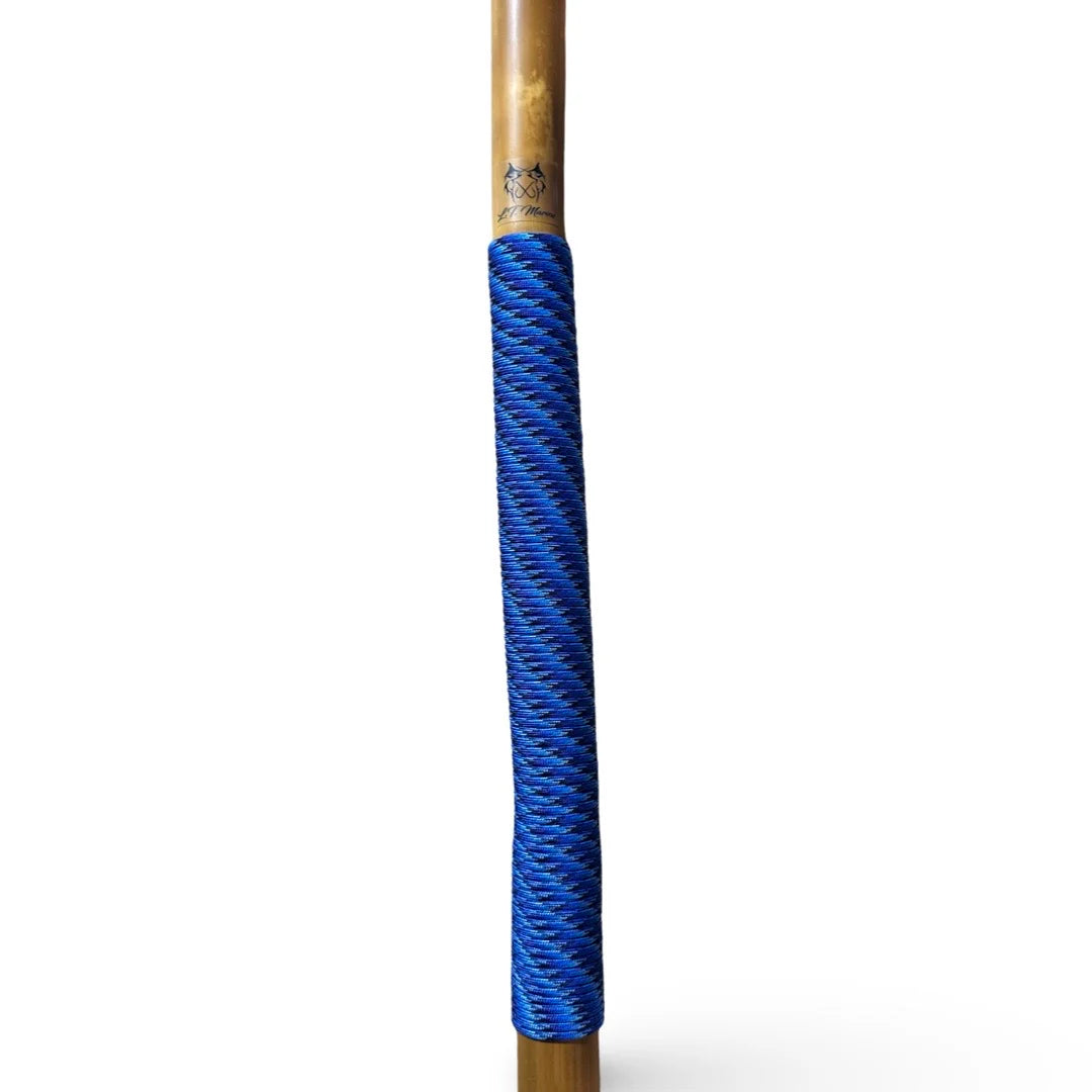 LT Marine Line Pusher | 6’ Stainless Steel | Lightweight Floating Design | Dual Grip Bamboo Handle | For Boats & Outboard Engines