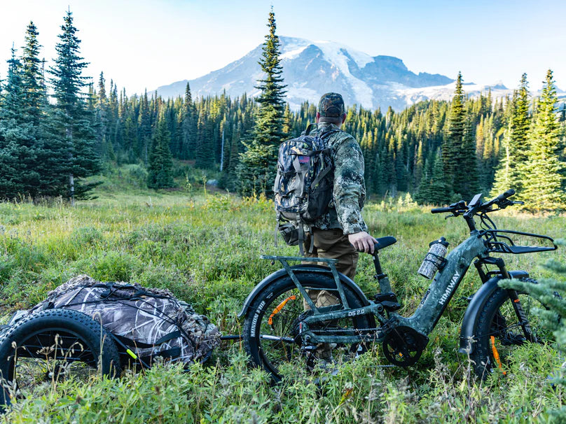 Himiway | Electric Bike | Model D5 2.0 ST (Step-Thru) Camo | 750W Hub Motor | 26 x 4.0” Fat Tires | 65 Mile Range | 400 lb Payload | 90Nm Torque | For Hunting, Off-Road Trails & All-Terrain Adventure