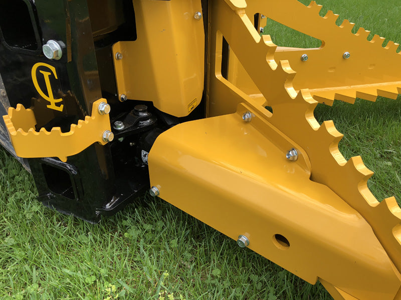 CL Fabrication Challenger Tree Puller | Width 38" inches | Oil Flow Range 15-25 GPM | For Skid Steers