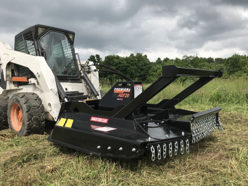 Premier Heavy Duty 72" Brush Cutter | 16-39 GPM | Piston Moter | AG720 & AP720 Series | For Skid Steers