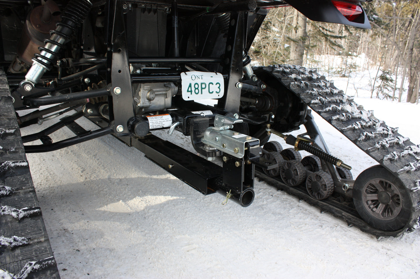 Bercomac Universal Mount 66" Vantage Snowblower | Engine 22 HP Honda | For ATV/UTV