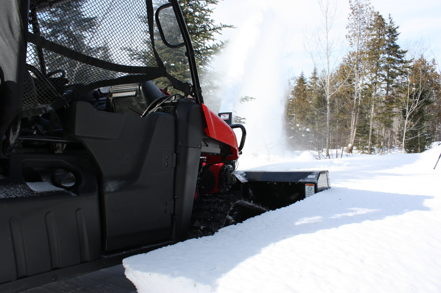 Bercomac Universal Mount 66" Vantage Snowblower | Engine 22 HP Honda | For ATV/UTV