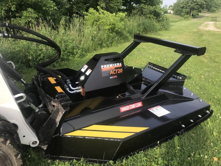 Premier Heavy Duty Industrial Grade Open Front Brush Cutter | Cutting Width 72" & 84" | AC-Series | For Skid Steers