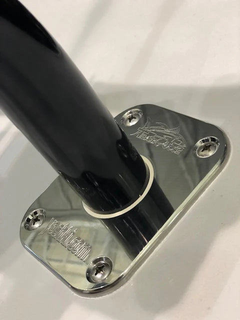 LT Marine Custom Engraving Rod Holder | Precision Laser Engraved | Premium Marine-Grade Stainless Steel | For Boats, Yachts & Fishing Gear