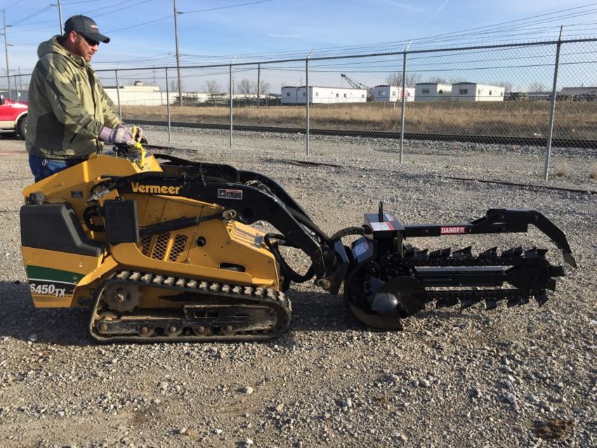 Premier Trencher | Model T100 & T125 | 8-15 GPM | For Mini Skid Steer Loaders