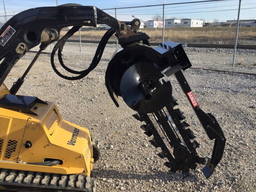 Premier Trencher | Model T100 & T125 | 8-15 GPM | For Mini Skid Steer Loaders