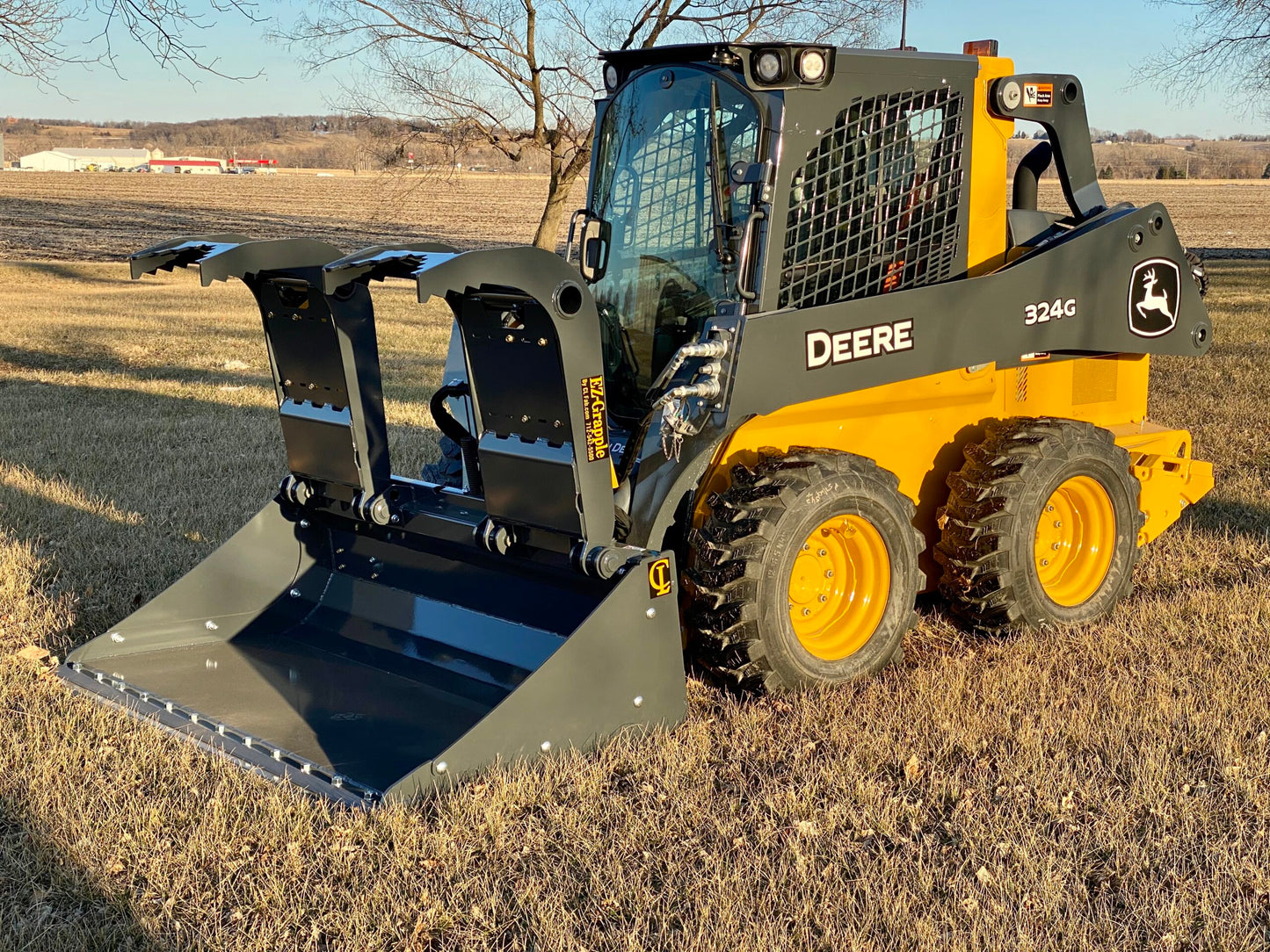 CL Fabrication Solid Buckets | Width 73"-91" inches | For Skid Steer Loaders