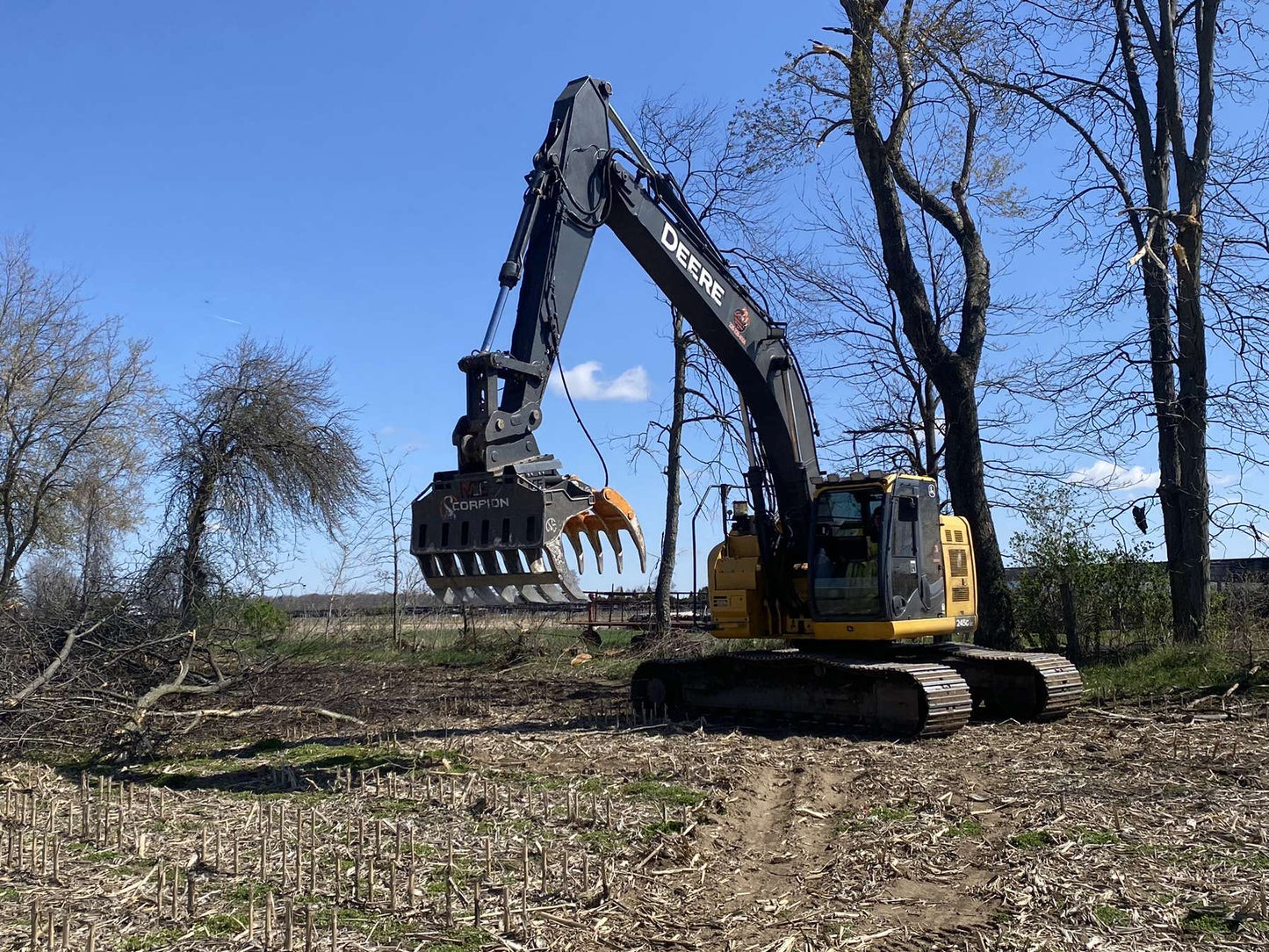 MDE Machinery | Scorpion Grapple | Model S500 To S1900 | Width 26.4" To 75" Inches | Machine Size 1.5 - 55 Tons | For Excavators