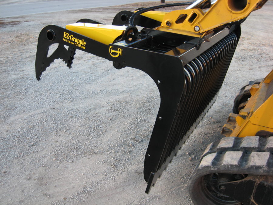 CL Fabrication EZ Rock Bucket | Width 56"-90" inches | Oil Flow Range 15-25 GPM | For Large Skid Steers