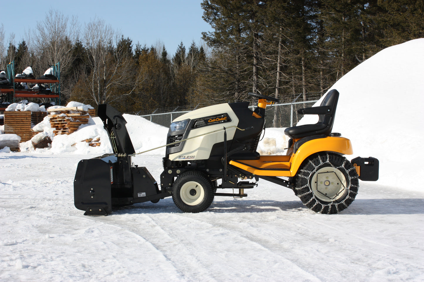 Bercomac Snowblower Berco 44" Northeast | 16 to 28HP | For Tractor & Lawn Mower