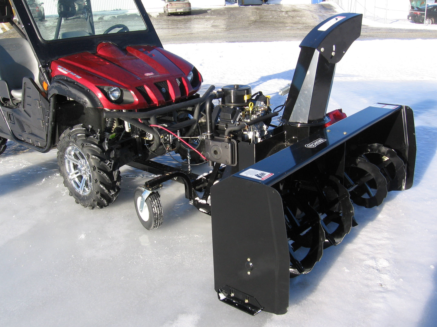 Bercomac Universal Mount 66" Vantage Snowblower | Engine 22 HP Honda | For ATV/UTV