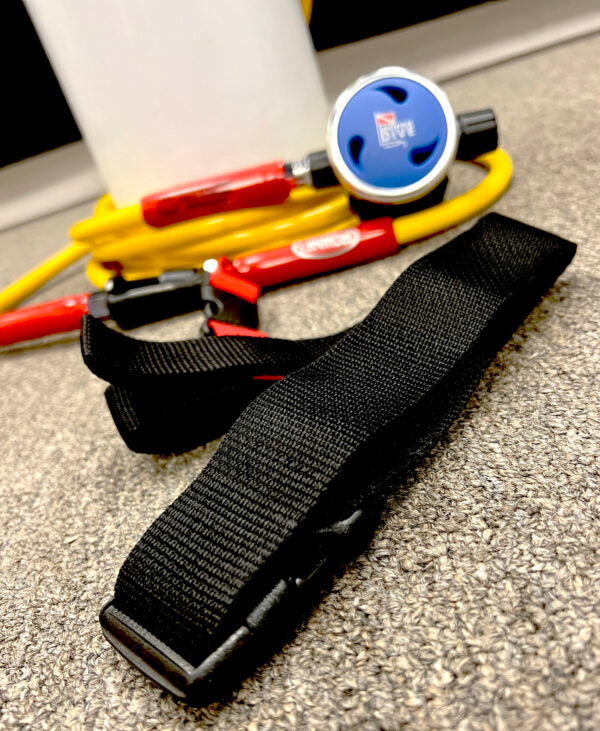 Brownie Third Lung Kayak Diving Hose Kit | Model KDHK-20/40/60/100/150 | 12" Width | For Extended SCUBA Cylinder-to-Diver Hose Configuration