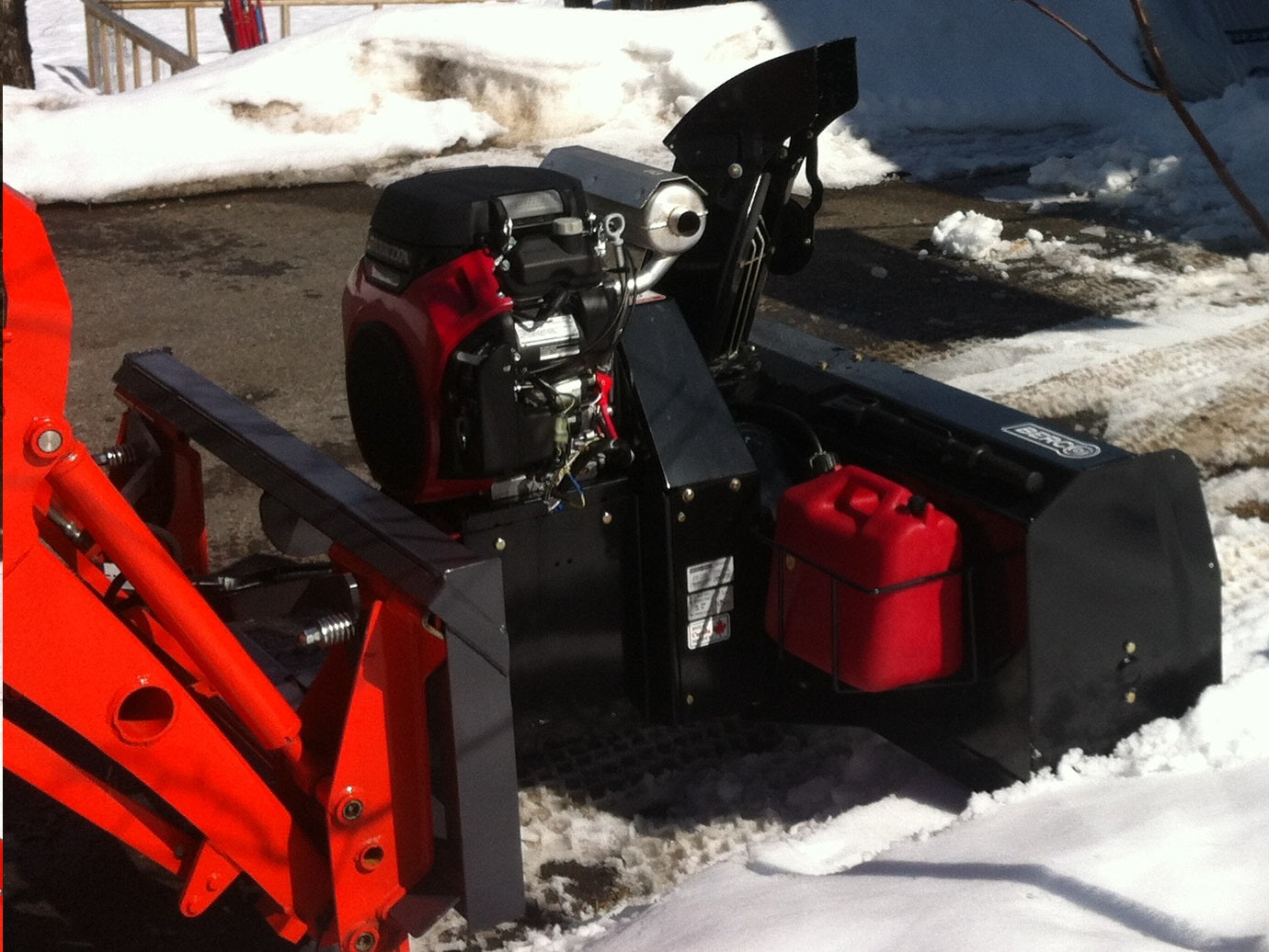 Bercomac 54" Premium Snowblower With "Skid Steer" Style Attach For Compact & Agricultural Tractor