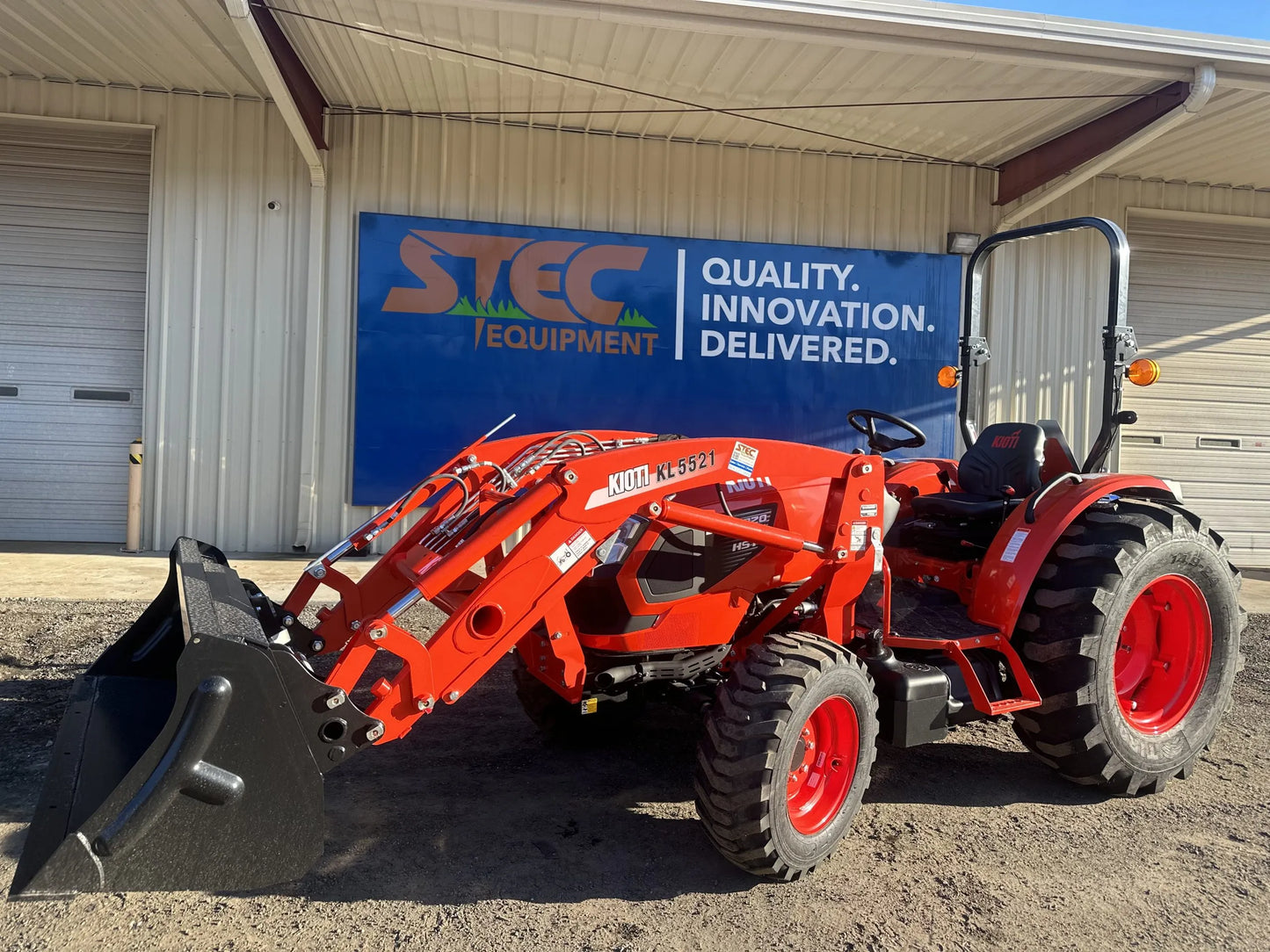 KIOTI | Hydrostatic Tractor with Loader | DK5320SE | 62.8" Width | 50.3 HP | For Agricultural and Landscaping Tasks