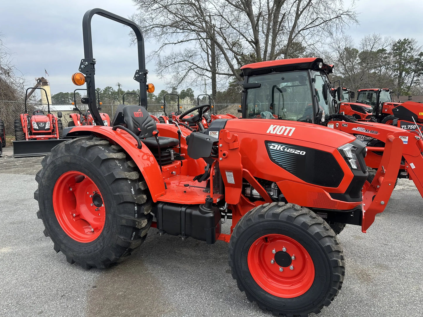 KIOTI | Manual Tractor | DK4520 | 62.8" Width | 44.9 HP | For Agricultural and Landscaping Tasks