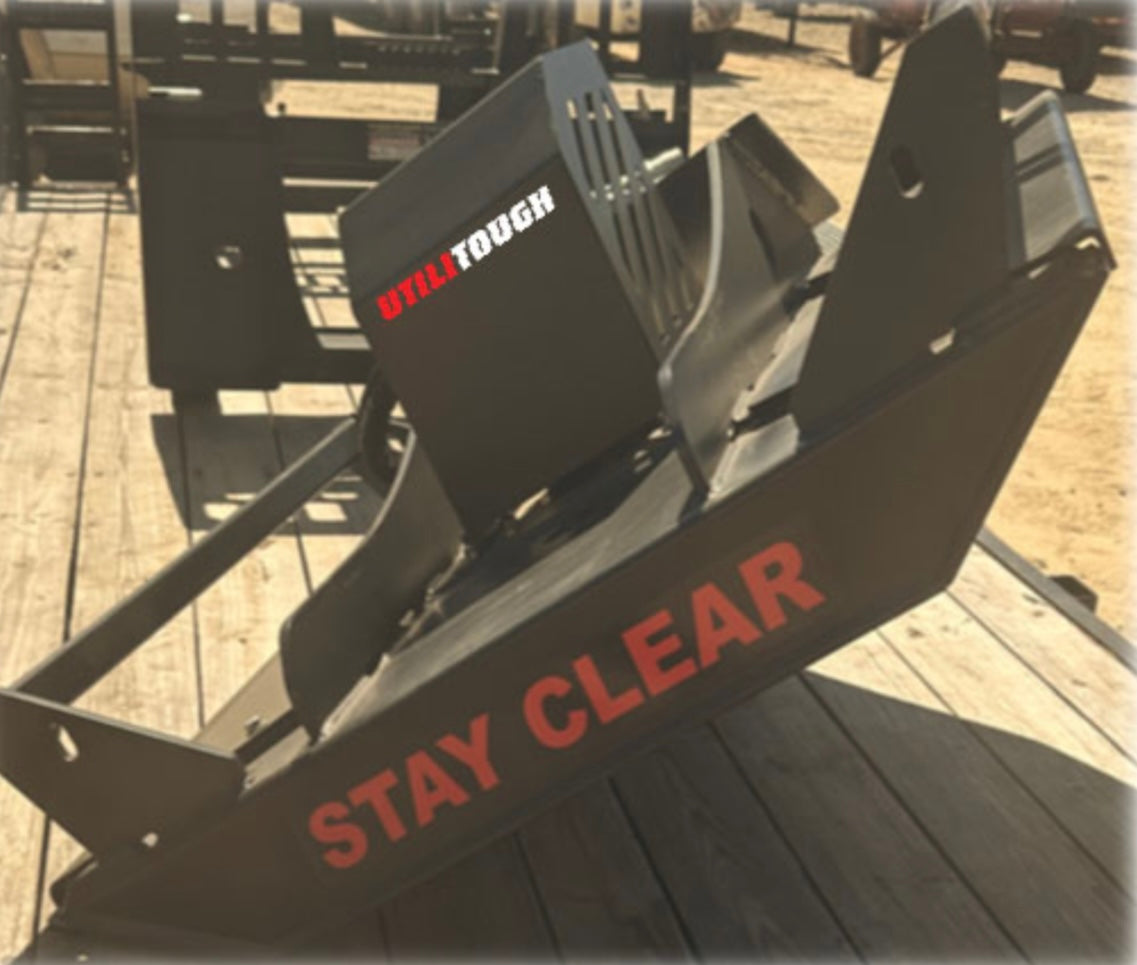 Utilitough Hydraulic Rotary Brush Cutter | Width 42" & 48" | Low, Mid & Standard Flow Model | Machine Size 3-10 Tons | For Excavators