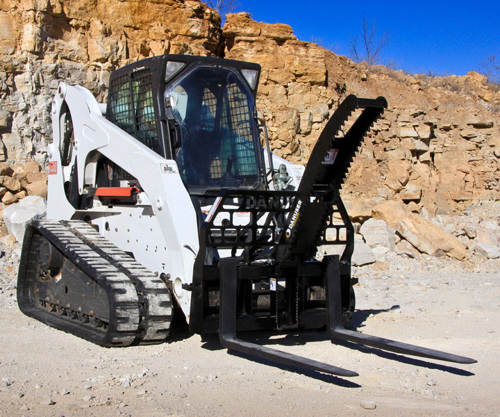 Danuser Pallet Fork Grapple Kit | Maximum Opening 55" | Oil Flow Range 10-25 GPM | For Skid Steers